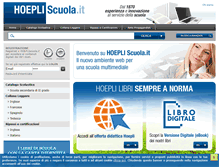 Tablet Screenshot of hoepliscuola.it